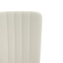 Dining chairs 2 units cream velvet by vidaXL, dining chairs - Ref: Foro24-326102, Price: 88,80 €, Discount: %