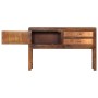 Solid mango wood sideboard 118x30x75 cm by vidaXL, Sideboards - Ref: Foro24-247965, Price: 181,37 €, Discount: %