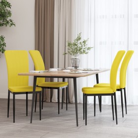 Sillas de comedor 4 uds terciopelo amarillo mostaza de vidaXL, Sillas de comedor - Ref: Foro24-326111, Precio: 158,99 €, Desc...