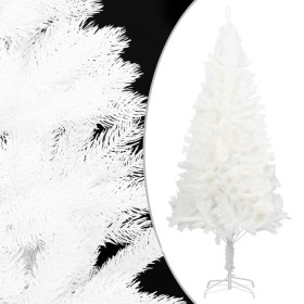 Árbol artificial de Navidad con hojas realistas blanco 210 cm de vidaXL, Arboles de navidad - Ref: Foro24-321024, Precio: 150...