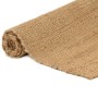 Rectangular natural jute rug 120x180 cm by vidaXL, Rugs - Ref: Foro24-345096, Price: 71,10 €, Discount: %