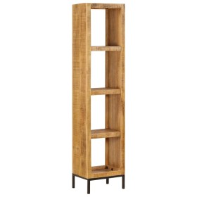 Estantería madera maciza de mango 40x30x175 cm de vidaXL, Librerías y estanterías - Ref: Foro24-247968, Precio: 239,99 €, Des...