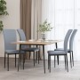 Dining chairs 4 units light gray velvet by vidaXL, dining chairs - Ref: Foro24-326104, Price: 143,28 €, Discount: %