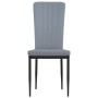 Dining chairs 4 units light gray velvet by vidaXL, dining chairs - Ref: Foro24-326104, Price: 143,28 €, Discount: %