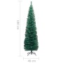 Slim artificial Christmas tree and green PVC support 180 cm by vidaXL, Christmas trees - Ref: Foro24-320950, Price: 45,50 €, ...