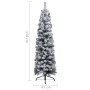 Grüner künstlicher Weihnachtsbaum mit PVC-Schnee 150 cm von vidaXL, Weihnachtsbäume - Ref: Foro24-320953, Preis: 59,11 €, Rab...