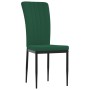 Dining chairs 4 units dark green velvet by vidaXL, dining chairs - Ref: Foro24-326106, Price: 143,06 €, Discount: %