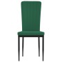 Dining chairs 4 units dark green velvet by vidaXL, dining chairs - Ref: Foro24-326106, Price: 143,06 €, Discount: %