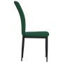 Dining chairs 4 units dark green velvet by vidaXL, dining chairs - Ref: Foro24-326106, Price: 143,06 €, Discount: %