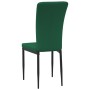 Sillas de comedor 4 unidades terciopelo verde oscuro de vidaXL, Sillas de comedor - Ref: Foro24-326106, Precio: 143,06 €, Des...