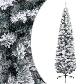 Árbol de Navidad artificial verde con nieve PVC 180 cm de vidaXL, Arboles de navidad - Ref: Foro24-320954, Precio: 62,23 €, D...