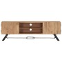 Solid acacia wood TV cabinet 140x30x45 cm by vidaXL, TV Furniture - Ref: Foro24-247971, Price: 242,47 €, Discount: %