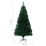 Künstlicher Weihnachtsbaum und Ständer aus grüner Glasfaser 150 cm von vidaXL, Weihnachtsbäume - Ref: Foro24-321027, Preis: 7...