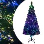 Artificial Christmas tree and green fiber optic support 180 cm by vidaXL, Christmas trees - Ref: Foro24-321028, Price: 89,47 ...