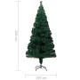 Artificial Christmas tree and green fiber optic support 240 cm by vidaXL, Christmas trees - Ref: Foro24-321030, Price: 148,54...