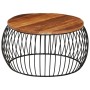 Mesa de centro de madera maciza reciclada Ø68 cm de vidaXL, Mesas de centro - Ref: Foro24-338022, Precio: 116,73 €, Descuento: %