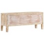 Solid mango wood TV cabinet 110x35x46 cm by vidaXL, TV Furniture - Ref: Foro24-247973, Price: 238,64 €, Discount: %