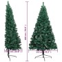 Halber künstlicher Weihnachtsbaum mit grünem PVC-Ständer 210 cm von vidaXL, Weihnachtsbäume - Ref: Foro24-321033, Preis: 51,7...