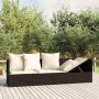 Gartenliegesofa mit Kissen aus braunem synthetischem Rattan von vidaXL, Liegen - Ref: Foro24-319563, Preis: 209,03 €, Rabatt: %