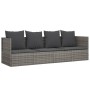 Gartenliegesofa mit grauen synthetischen Rattankissen von vidaXL, Liegen - Ref: Foro24-319564, Preis: 300,29 €, Rabatt: %