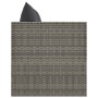 Garden lounger sofa with gray synthetic rattan cushions by vidaXL, Loungers - Ref: Foro24-319564, Price: 300,62 €, Discount: %