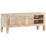 Solid mango wood TV cabinet 110x35x46 cm by vidaXL, TV Furniture - Ref: Foro24-247973, Price: 238,64 €, Discount: %