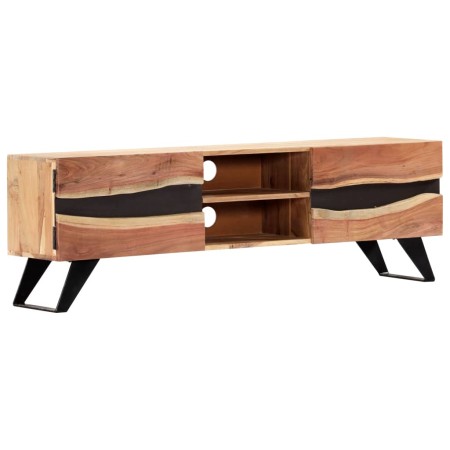 Solid acacia wood TV stand 140x30x45 cm by vidaXL, TV Furniture - Ref: Foro24-247974, Price: 260,98 €, Discount: %