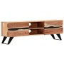 Solid acacia wood TV stand 140x30x45 cm by vidaXL, TV Furniture - Ref: Foro24-247974, Price: 260,98 €, Discount: %