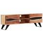 Solid acacia wood TV stand 140x30x45 cm by vidaXL, TV Furniture - Ref: Foro24-247974, Price: 260,98 €, Discount: %