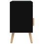 Mesitas de noche 2 uds madera contrachapada negro 40x30x55 cm de vidaXL, Mesitas de noche - Ref: Foro24-352145, Precio: 108,7...