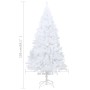 Árbol de Navidad artificial con ramas gruesas PVC blanco 150 cm de vidaXL, Arboles de navidad - Ref: Foro24-321038, Precio: 4...