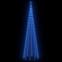 Árbol cono de Navidad 400 LEDs decoración azul 100x360 cm de vidaXL, Arboles de navidad - Ref: Foro24-328721, Precio: 107,93 ...