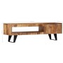 TV cabinet solid sheesham wood 140x30x40 cm by vidaXL, TV Furniture - Ref: Foro24-247980, Price: 257,15 €, Discount: %