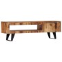 TV cabinet solid sheesham wood 140x30x40 cm by vidaXL, TV Furniture - Ref: Foro24-247980, Price: 257,15 €, Discount: %