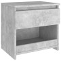 Mesita de noche madera ingeniería gris hormigón 40x30x39 cm de vidaXL, Mesitas de noche - Ref: Foro24-803451, Precio: 34,71 €...