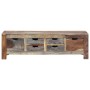 Mesa de centro madera maciza de sheesham gris 100x50x30 cm de vidaXL, Mesas de centro - Ref: Foro24-247982, Precio: 262,56 €,...