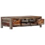 Mesa de centro madera maciza de sheesham gris 100x50x30 cm de vidaXL, Mesas de centro - Ref: Foro24-247982, Precio: 262,56 €,...