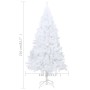 Künstlicher Weihnachtsbaum mit dicken Ästen aus weißem PVC 210 cm von vidaXL, Weihnachtsbäume - Ref: Foro24-321040, Preis: 81...