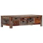 Mesa de centro madera maciza de sheesham gris 100x50x30 cm de vidaXL, Mesas de centro - Ref: Foro24-247982, Precio: 262,56 €,...