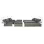 Set de muebles de jardín 5 pzas y cojines ratán sintético gris de vidaXL, Conjuntos de jardín - Ref: Foro24-42889, Precio: 78...