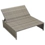 Set de muebles de jardín 5 pzas y cojines ratán sintético gris de vidaXL, Conjuntos de jardín - Ref: Foro24-42889, Precio: 78...