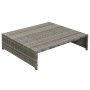 Set de muebles de jardín 5 pzas y cojines ratán sintético gris de vidaXL, Conjuntos de jardín - Ref: Foro24-42889, Precio: 78...