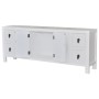 Mueble de TV madera contrachapada blanco 110x24x48 cm de vidaXL, Muebles TV - Ref: Foro24-355219, Precio: 205,12 €, Descuento: %