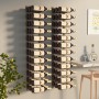 Wall-mounted wine rack for 36 bottles, 2 units, golden iron. by vidaXL, Wine racks - Ref: Foro24-340890, Price: 133,77 €, Dis...