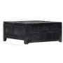 Solid black mango wood coffee table 65x65x30 cm by vidaXL, Coffee table - Ref: Foro24-247986, Price: 215,33 €, Discount: %