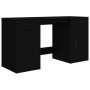 Desk with black plywood cabinet by vidaXL, Desks - Ref: Foro24-3185432, Price: 172,63 €, Discount: %