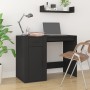 Desk with black plywood cabinet by vidaXL, Desks - Ref: Foro24-3185432, Price: 172,63 €, Discount: %