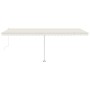 Cream automatic standing awning 600x350 cm by vidaXL, Awnings - Ref: Foro24-3069687, Price: 878,99 €, Discount: %