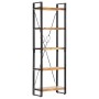 5-tier solid mango wood shelf 60x30x180 cm by vidaXL, Bookcases and shelves - Ref: Foro24-286582, Price: 182,77 €, Discount: %