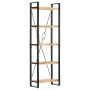 5-tier solid mango wood shelf 60x30x180 cm by vidaXL, Bookcases and shelves - Ref: Foro24-286582, Price: 182,77 €, Discount: %